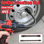 4pcs Electric Wrench Flexible Shaft Coupling Rod Spring Sleeve Universal Tool - 35cm.