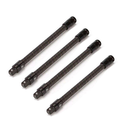 4pcs Electric Wrench Flexible Shaft Coupling Rod Spring Sleeve Universal Tool - 35cm.