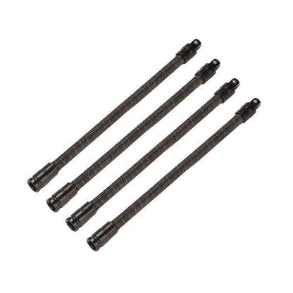 4pcs Electric Wrench Flexible Shaft Coupling Rod Spring Sleeve Universal Tool - 35cm.