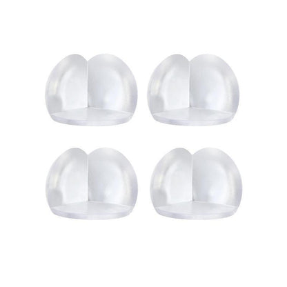 Transparent PVC Table Corner Guards Anti-Collision Protective Covers for Furniture - 4 PCS.