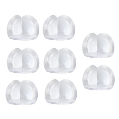 Transparent PVC Table Corner Guards Anti-Collision Protective Covers for Furniture - 4 PCS.