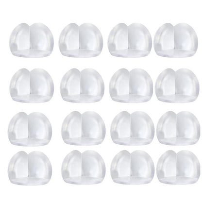 Transparent PVC Table Corner Guards Anti-Collision Protective Covers for Furniture - 4 PCS.