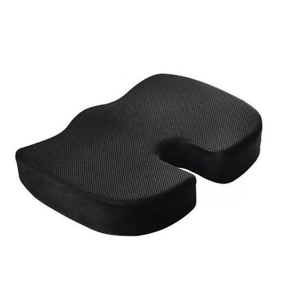 Orthopaedic Memory Foam Seat Cushion Support Back Pain Chair Pillow Car - Blue