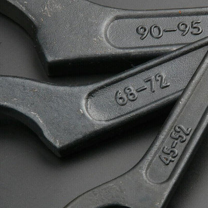 Adjustable C Spanner Hook Wrench Tool for Motorcycle Bike Repair 22 to 160mm - 135-145.