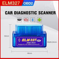 Bluetooth OBD2 ELM327 Car Scanner IOS Android Diagnostic Auto Scan Tool OBDII.