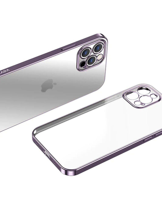Purple For iPhone 13 12 11 Pro Max Case Thin Matte Ultra Slim Shockproof Clear Cover - iPhone 13 Mini.