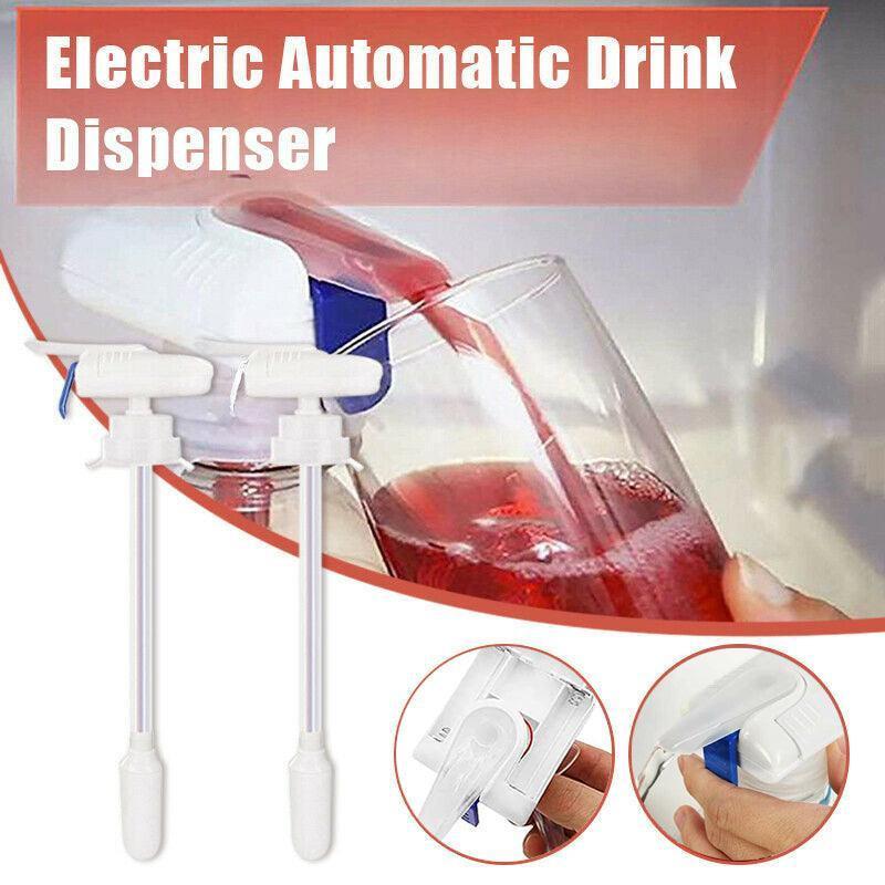 Magic Tap Automatic Electric Water Drink Milk Dispenser Beverage Spill Proof White - 1PC.