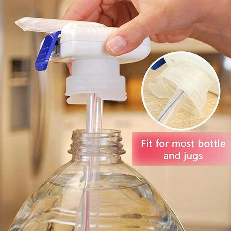 Magic Tap Automatic Electric Water Drink Milk Dispenser Beverage Spill Proof White - 1PC.