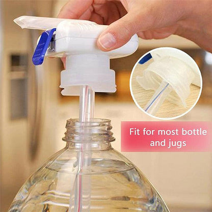 Magic Tap Automatic Electric Water Drink Milk Dispenser Beverage Spill Proof White - 1PC.