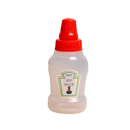 4pcs Mini Portable Sauce Box Condiment Dispensers for Picnic and Outdoor Use - Salad dressing