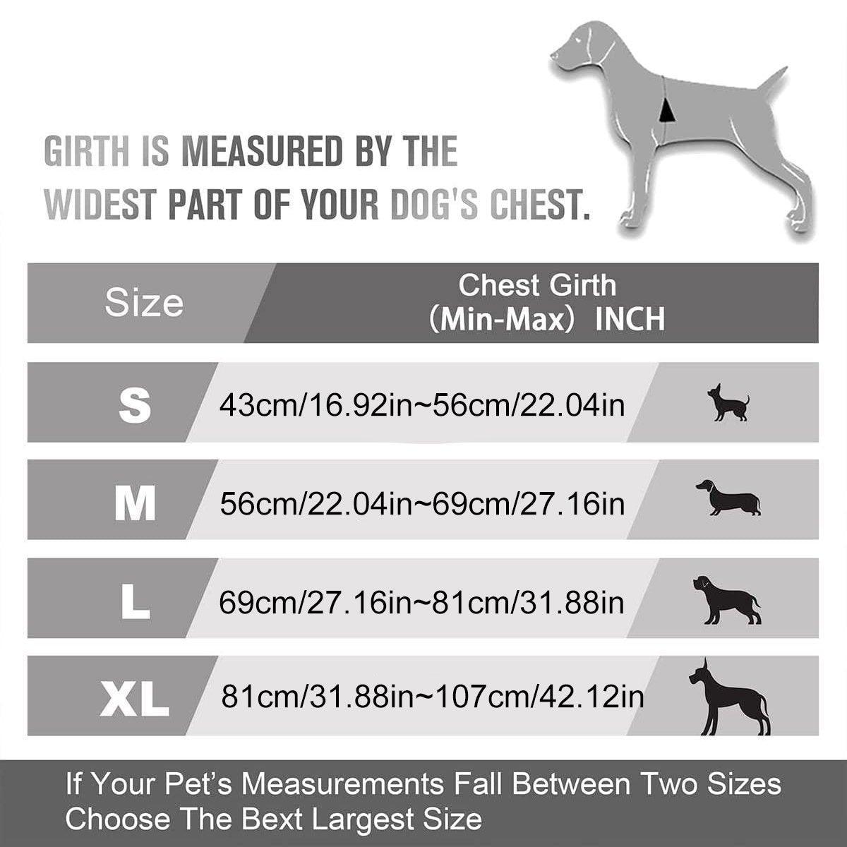 Adjustable No-Pull Dog Harness Vest S-XL Reflective Pet Training Outdoor Handle - Black-XL