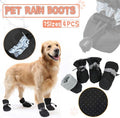 Set Anti Slip Waterproof Protective Dog Shoes Rain Boots Pet Socks Booties 4Pcs - S
