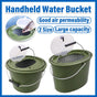 Portable Double Live Fish Bucket Breathable Fish Storage Container for Fishing - M.