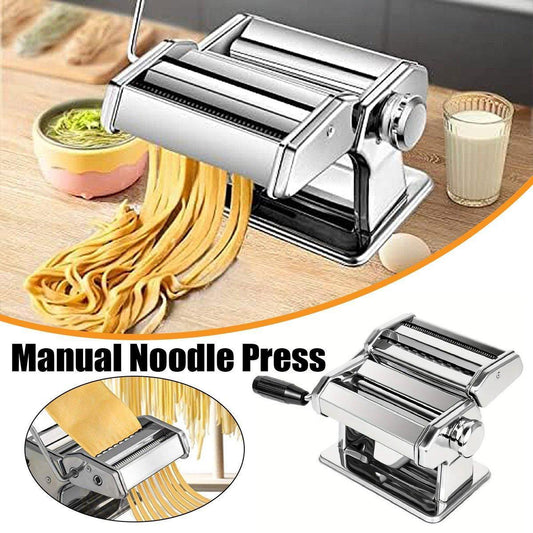 Manual Noodle Maker Dumpling Press Stainless Steel Noodle Machine Pasta Tool.