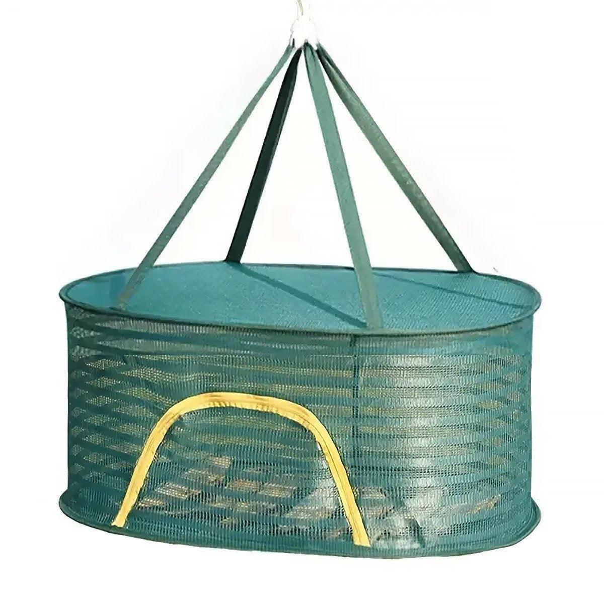 Anti Mosquito Fully Enclosed Drying Net Basket for Fish Vegetables Fruit Herbs - Double layer.