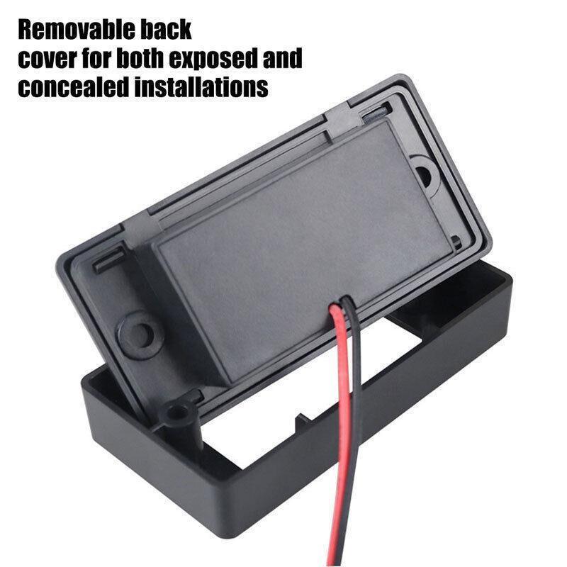 Dual USB Car Charger Socket Panel 5V 3.1A 12V 24V for Car RV Motorcycle.