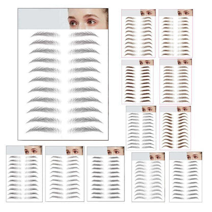 3D Waterproof Eyebrow Tattoo Sticker Hair-Like Natural Brows for Sparse Eyebrows - E17.