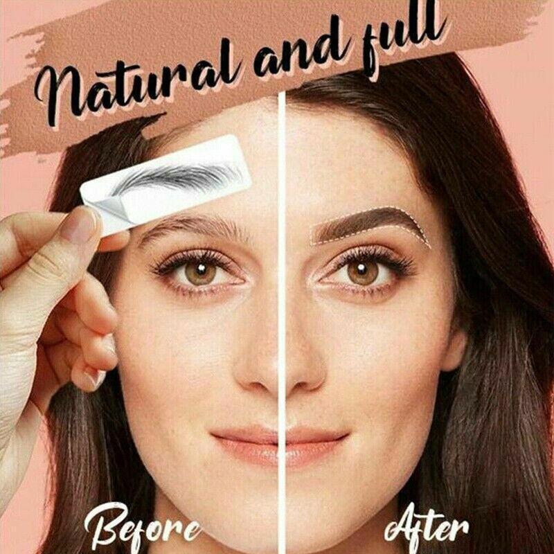 3D Waterproof Eyebrow Tattoo Sticker Hair-Like Natural Brows for Sparse Eyebrows - E17.