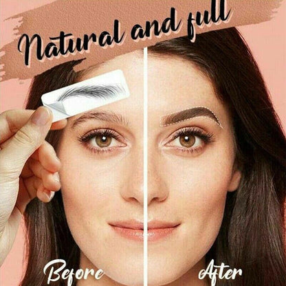 3D Waterproof Eyebrow Tattoo Sticker Hair-Like Natural Brows for Sparse Eyebrows - E17.