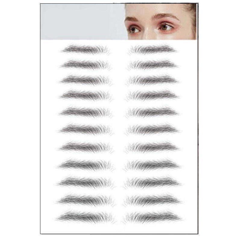 3D Waterproof Eyebrow Tattoo Sticker Hair-Like Natural Brows for Sparse Eyebrows - E17.