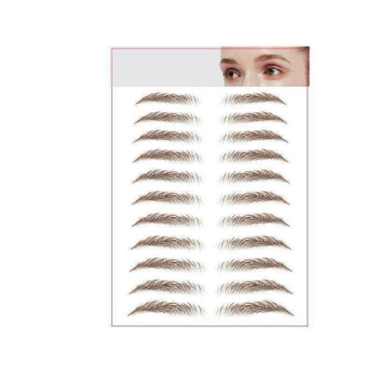 3D Waterproof Eyebrow Tattoo Sticker Hair-Like Natural Brows for Sparse Eyebrows - E17.