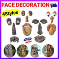 Old Man Tree Hugger Garden Peeker Yard Outdoor Sculpture Whimsical Face Decor - B
