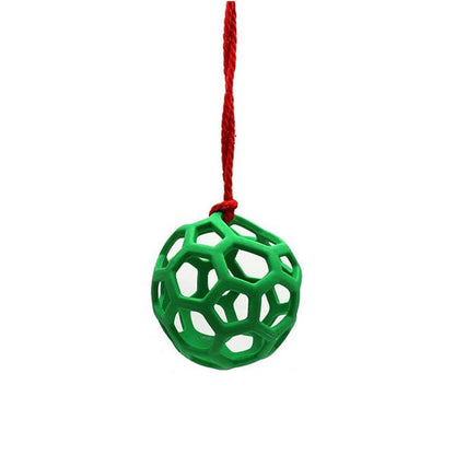 Hanging Hay Feeders Stable Feed Polo Feeding Balls Toy for Horses and Livestock - Red