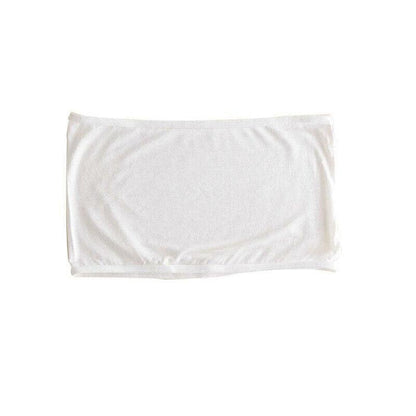 Female Strapless Boob Tube Top Bandeau Bra Modal Ladies Modal Stomacher Wrapped - White