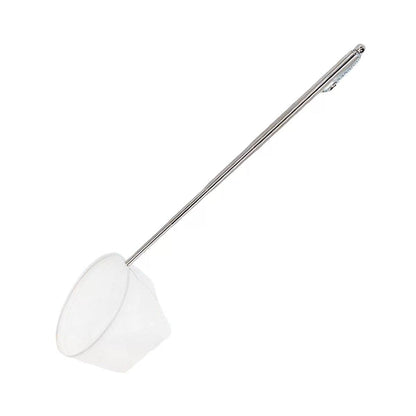 Retractable Fish Net for Fish Tank Pocket Fishing Net with Handle Aquarium Tools - Square-S.