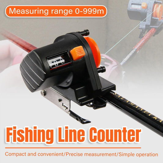 Fishing Rod Line Meters Gear Tools Portable Fishing Accessories for Outdoor Use.