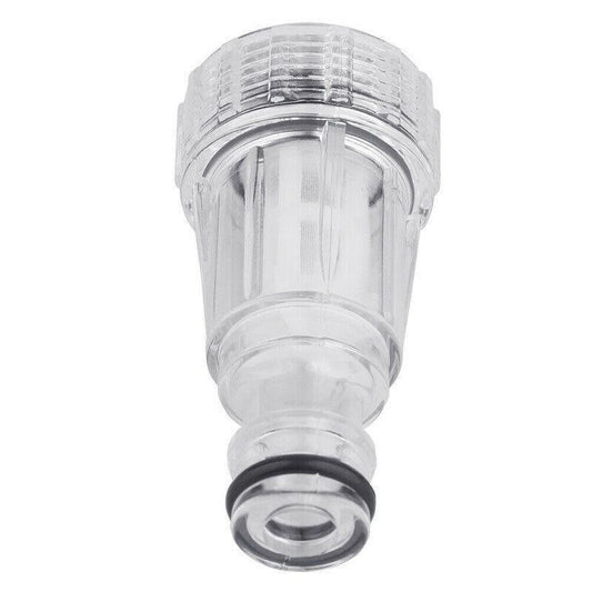 2PCS High Pressure Washer Inlet Filter Connector Fittings Transparent Adapter.