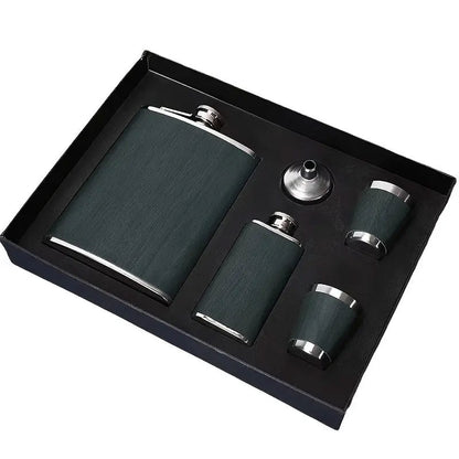 Stainless Steel Hip Flask Portable Wine Pot Flat Pocket Bottle Outdoor Travel.