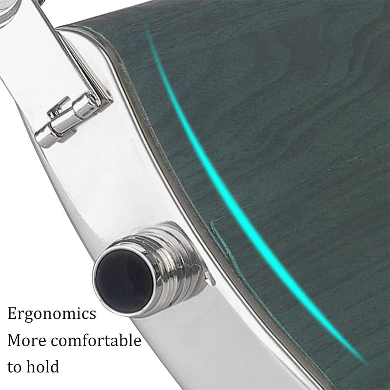 Stainless Steel Hip Flask Portable Wine Pot Flat Pocket Bottle Outdoor Travel.