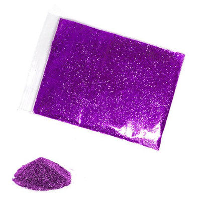 50G Fine Glitter Dust Powder Holographic Iridescent Metallic Body Nail Art Craft - Black