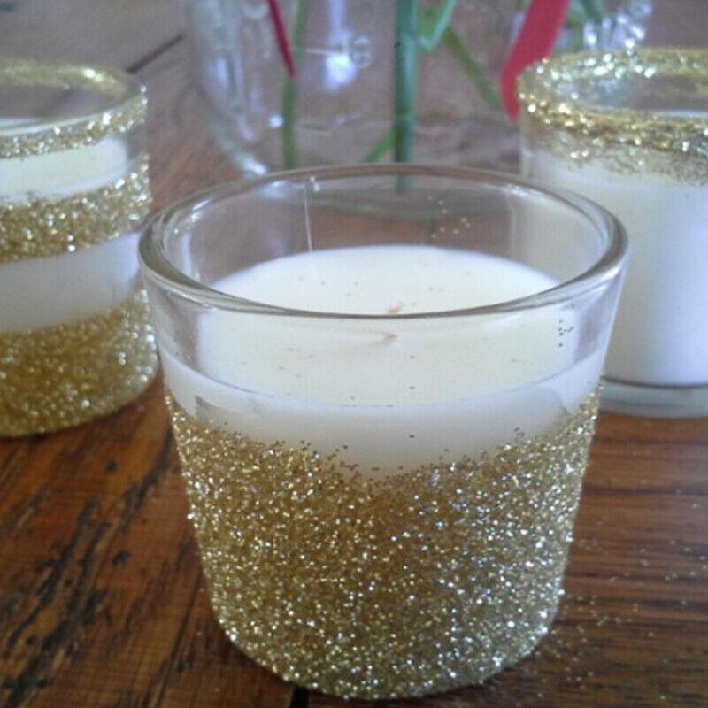 50G Fine Glitter Dust Powder Holographic Iridescent Metallic Body Nail Art Craft - Brown