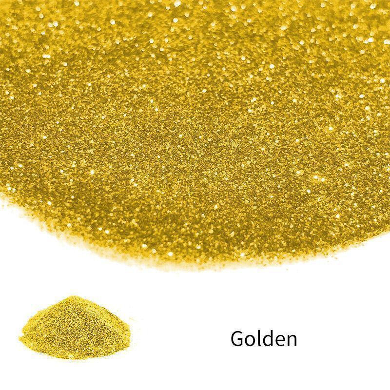 50G Fine Glitter Dust Powder Holographic Iridescent Metallic Body Nail Art Craft - Silver