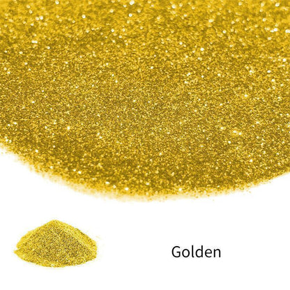 50G Fine Glitter Dust Powder Holographic Iridescent Metallic Body Nail Art Craft - Silver