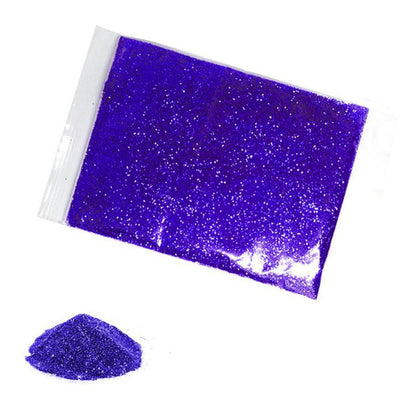 50G Fine Glitter Dust Powder Holographic Iridescent Metallic Body Nail Art Craft - Silver