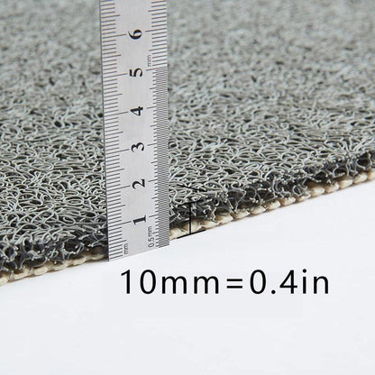 Waterproof Non-Slip Bathroom Shower Mat Anti-Slip Rug Toilet Floor Mat Washable - Cream-43*120cm