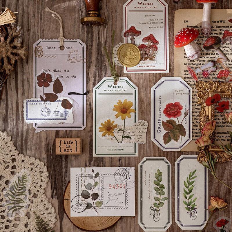 Scrapbooking Flower Stickers Pet Transparent Sticker - F.