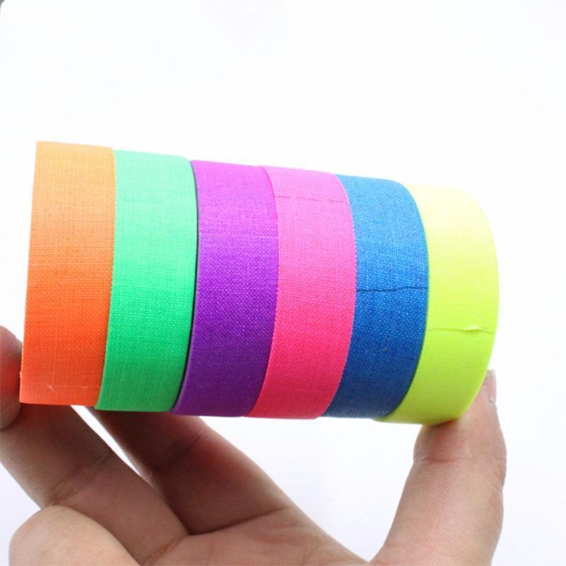 6X Luminous Fluorescent Tape Glow In The Dark Night Self-Adhesive Sticker Strip.