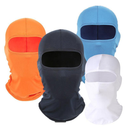 Balaclava Face Mask Uv Protection For Men Women Ski Motorcycle Running Riding - White.