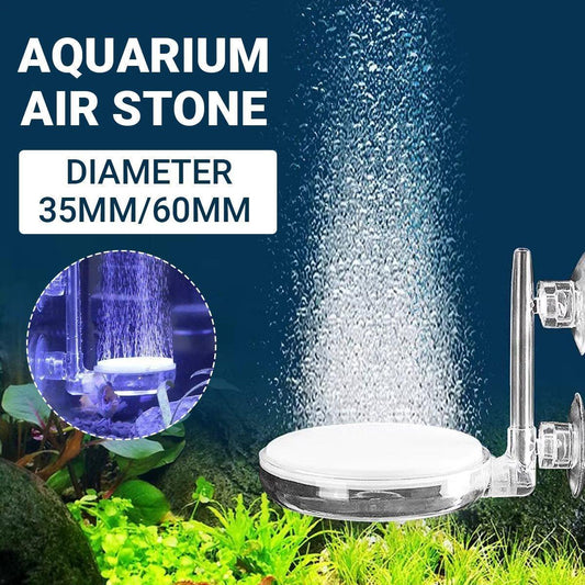 Quiet Bubble Stone Aerator Head Fish Tank Oxygen Pump Nano Air Disc Atomizer - Diameter 60MM.