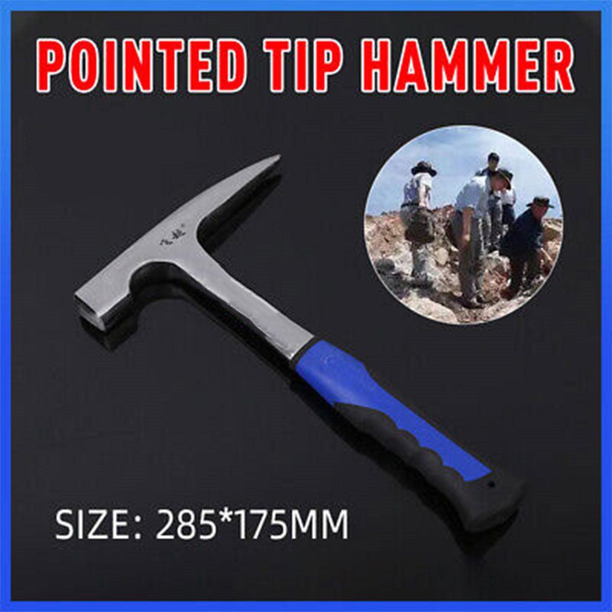 Geologist Rock Pick Pointed Tip Geological Hammer Geology Prospecting Hand Tools.