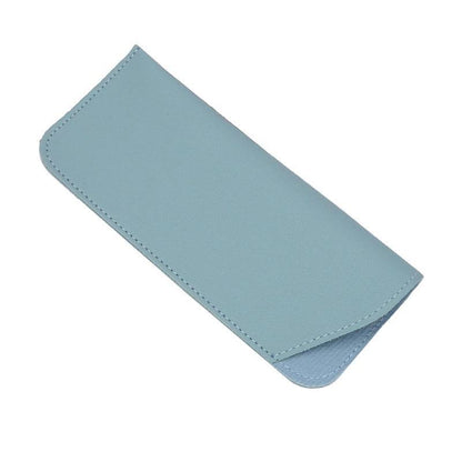 Pu Leather Eyeglass Sunglasses Reading Glasses Case Soft Pouch Bag Pocket - Brown