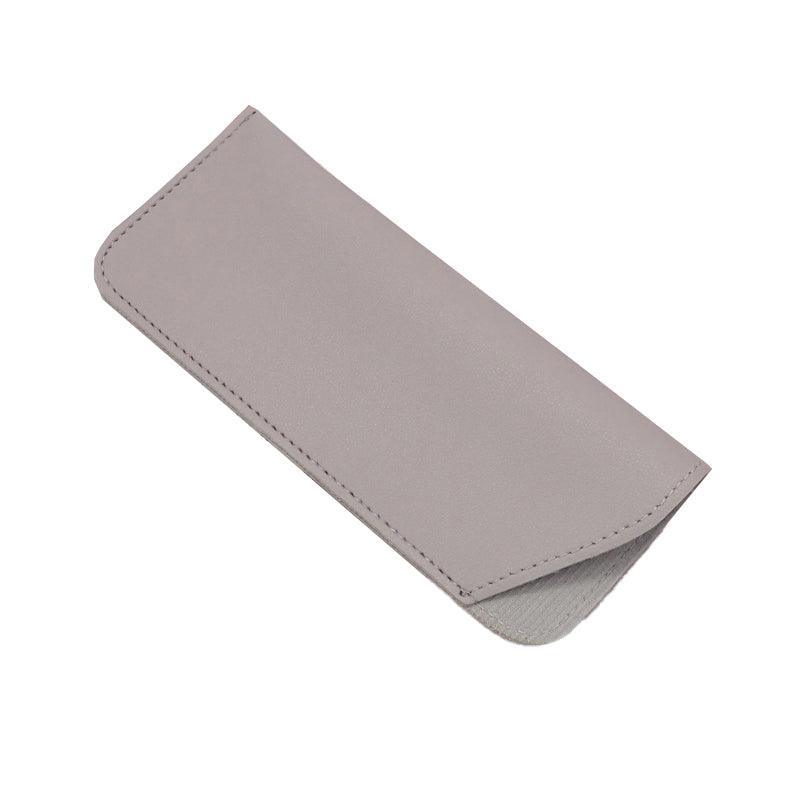 Pu Leather Eyeglass Sunglasses Reading Glasses Case Soft Pouch Bag Pocket - Brown