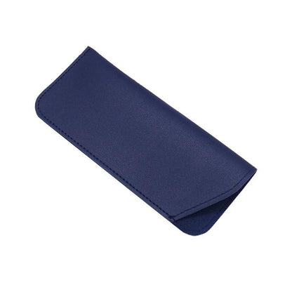 Pu Leather Eyeglass Sunglasses Reading Glasses Case Soft Pouch Bag Pocket - Brown