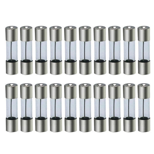 20Pcs M205 Glass Fuse 5Mm X 20Mm Slow Blow 250V / Select From 0.5A To 10A  Amp - 20PCS F3A.