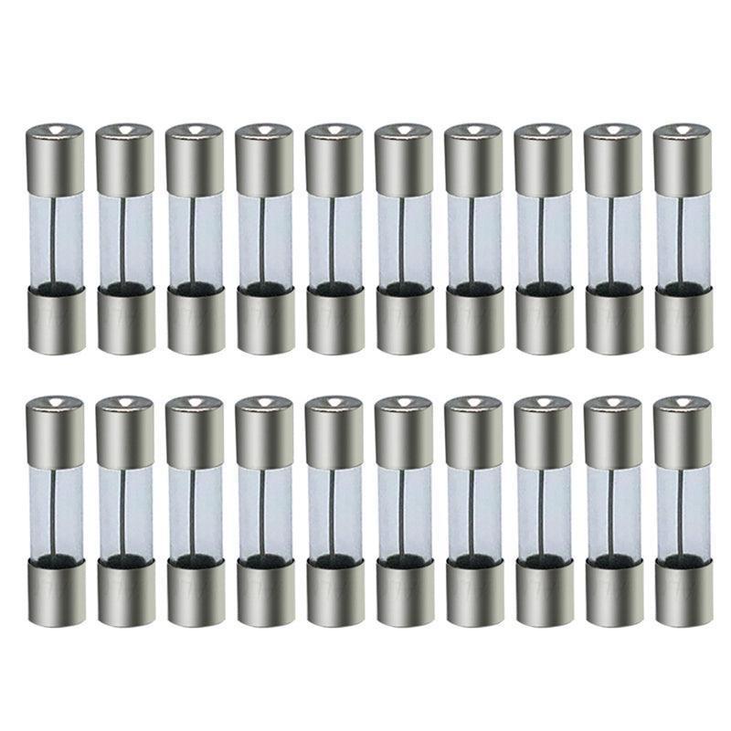 20Pcs M205 Glass Fuse 5Mm X 20Mm Slow Blow 250V / Select From 0.5A To 10A  Amp - 20PCS F3A.