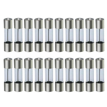 20Pcs M205 Glass Fuse 5Mm X 20Mm Slow Blow 250V / Select From 0.5A To 10A  Amp - 20PCS F3A.